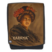 からま：ロマ日本のンス芸者女優 バックパック (正面)