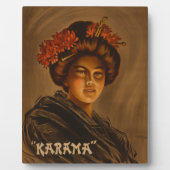 からま:ロマ日本のンス芸者女優 フォトプラーク (正面)