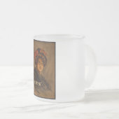 からま：ロマ日本のンス芸者女優 フロストグラスマグカップ (正面右)