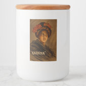 からま:ロマ日本のンス芸者女優 フードラベル (正面)