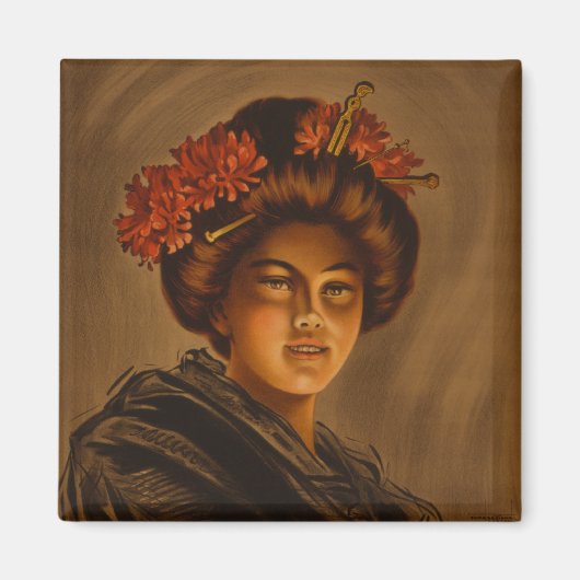 からま：ロマ日本のンス芸者女優 マグネット (正面)