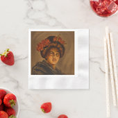 からま：ロマ日本のンス芸者女優 縁ありカクテルナプキン (インサイチュ)