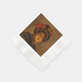 からま：ロマ日本のンス芸者女優 縁ありカクテルナプキン (角)