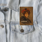 からま：ロマ日本のンス芸者女優 缶バッジ (インサイチュ)