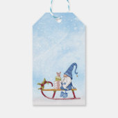 ～からクリスマス飾のソリの格言 ギフトタグ (裏面)
