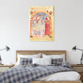 からシャルルの禿げ肉への献身 キャンバスプリント (インサイチュ (寝室))