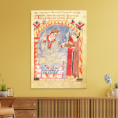 からシャルルの禿げ肉への献身 キャンバスプリント (インサイチュ (リビング))