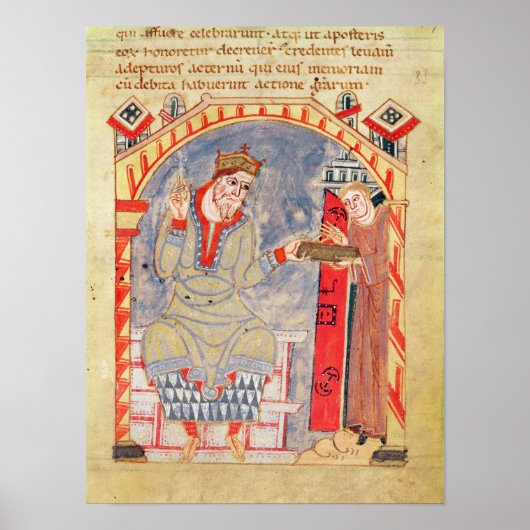 からシャルルの禿げ肉への献身 ポスター (正面)