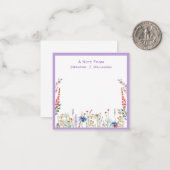 ～からパーソナライズされたの手紙を振る舞う ノートカード (正面/裏面インサイチュ)