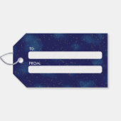 ～から来るクリスマス星座の星模様 ギフトタグ (裏面横)