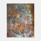 かりうな星雲の暗い雲 ハッブル宇宙望遠鏡 フリースブランケット (正面)