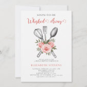 かりたけのにおい立つ　薔薇　ウェディングシャワー 招待状 (正面)