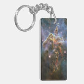 かりな星雲の神秘の山 ハッブル宇宙望遠鏡 キーホルダー (正面左)
