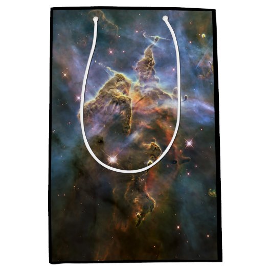 かりな星雲の神秘の山 ハッブル宇宙望遠鏡 ミディアムペーパーバッグ (正面)