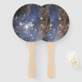 かりにゃ星雲のダイヤモンドの星 ハッブル宇宙望遠鏡 ハンドファン (正面&裏面)