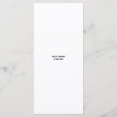 かるい フラット メニュー ホワイト (裏面)