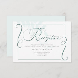 かろうじてミント葉ーズジェイドアクセント 招待状