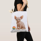かろうじて含まれている – Sphynx Kitten トートバッグ (クローズアップ)