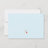 かわいいあなたが私を完成させる バレンタインのミルクとコーキー ノートカード (裏面)