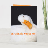 かわいいあひる カード (裏面)