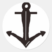 かわいいいかりプランナーシール ラウンドシール (正面)