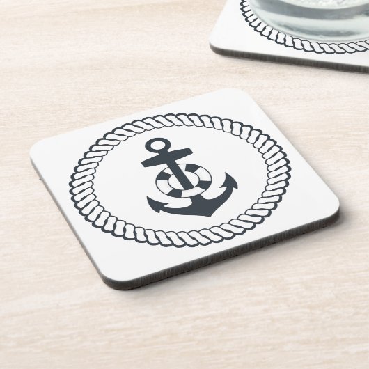 かわいいいかり コースター (左側)