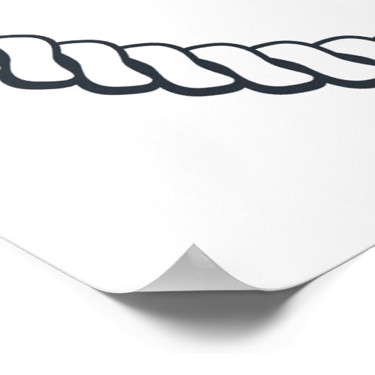 かわいいいかり ポスター (角)