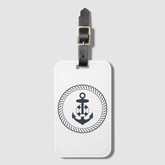 かわいいいかり ラゲッジタグ (正面縦)