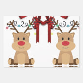 かわいいいけなベビー ラッピングペーパーシート (正面)