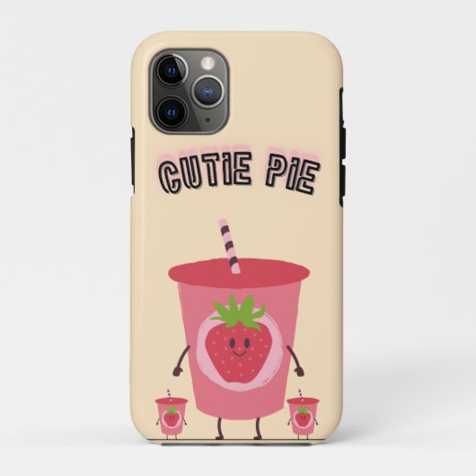 かわいいいちごのスマホケース Case-Mate iPhoneケース (裏面)