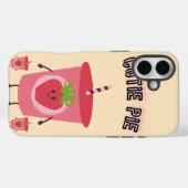 かわいいいちごのスマホケース Case-Mate iPhoneケース (裏面 (横))