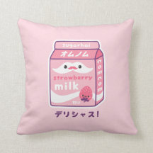 かわいいいちごのミルク