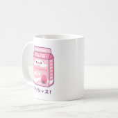かわいいいちごのミルク コーヒーマグカップ (正面左)