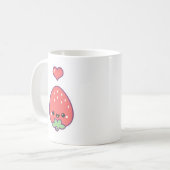 かわいいいちご コーヒーマグカップ (正面左)