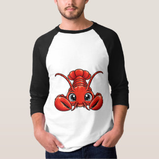 かわいいいないいないばぁエビ Tシャツ