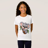 かわいいいないいないばぁコアラ Tシャツ (正面フル)