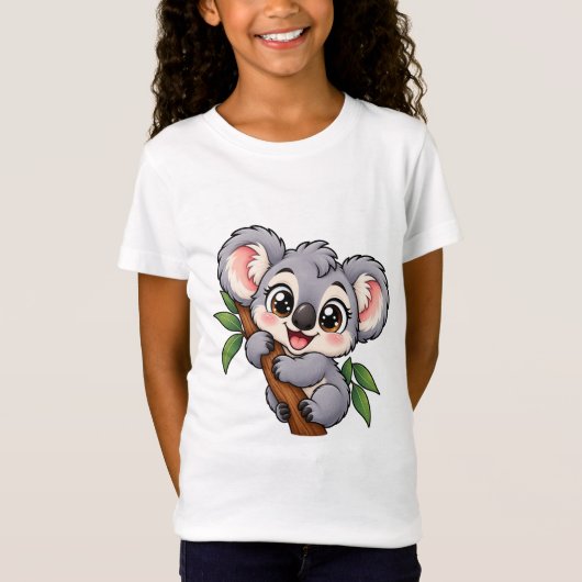 かわいいいないいないばぁコアラ Tシャツ (正面)