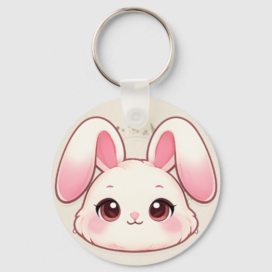 かわいいうさぎのキーチェーン キーホルダー (正面)