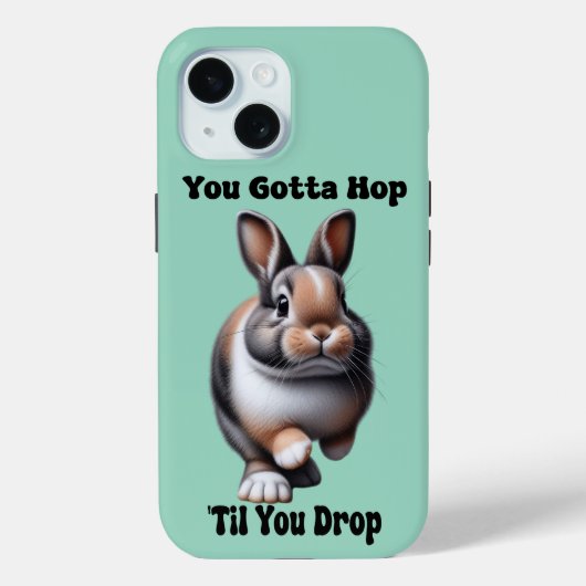 かわいいうさぎのホップ Case-Mate iPhoneケース (裏面)