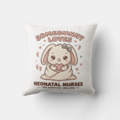 かわいいうさぎの保育園 クッション (裏面)