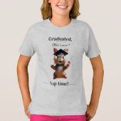 かわいいうさぎの卒業Tシャツ – Class of Tシャツ (正面)