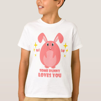 かわいいうさぎの子供用Tシャツ Tシャツ