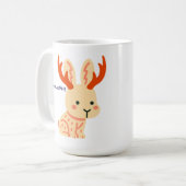 かわいいうさぎマグカップ コーヒーマグカップ (正面左)