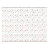 かわいいうさぎ，イースター，人参模様  テーブルクロス (正面(横))