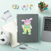 かわいいうさぎ シール (iPadカバー)