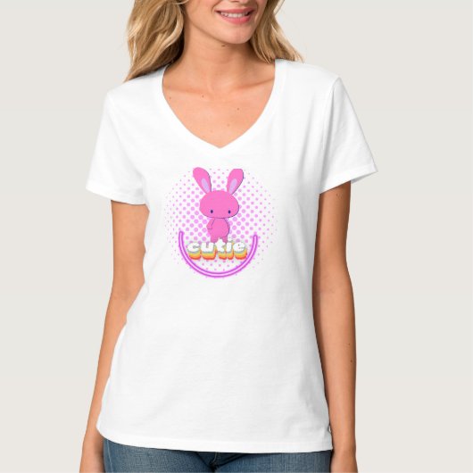 かわいいうさぎ Tシャツ (正面)
