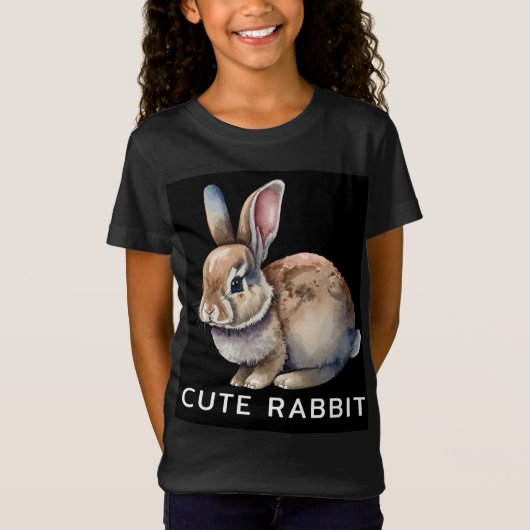 かわいいうさぎTシャツ Tシャツ (正面)