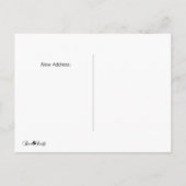 かわいいうぶな人アートハウス住所はがきの変更 案内ポストカード (裏面)