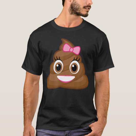 かわいいうんち娘 Tシャツ (正面)