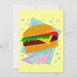 かわいいおいしいバーガー